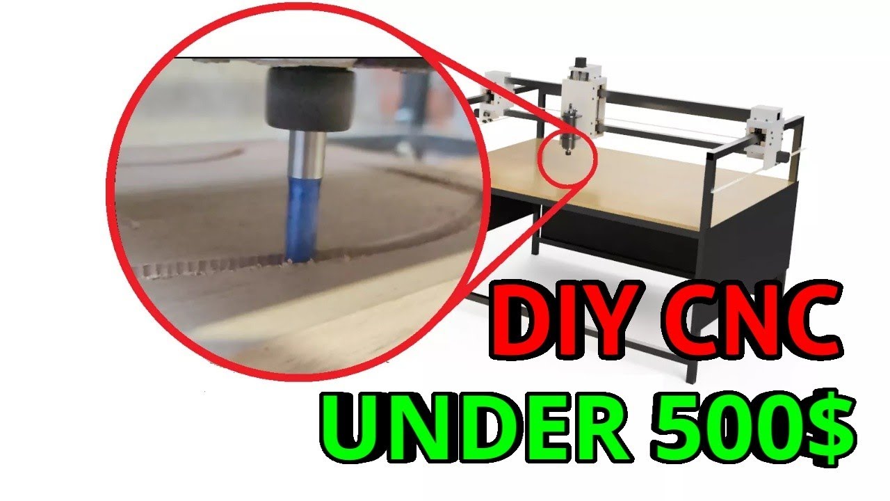 BUDGET CNC + Бесплатные планы и список деталей - DIY CNC Router менее чем за $ 500