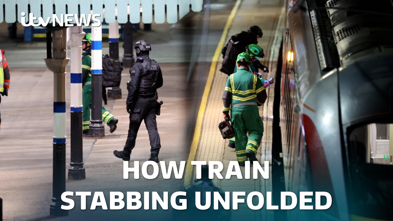 Huntingdon train stabbing: 'Heroic' staff member remains in life-threatening condition | ITV News