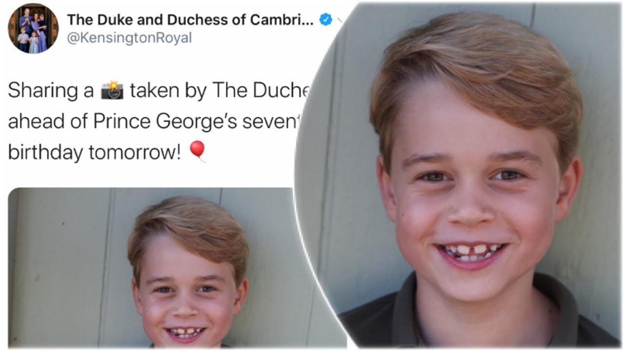 Kensington Palace SHARE NEW Prince George Photo Ahead Of 7th Birthday!