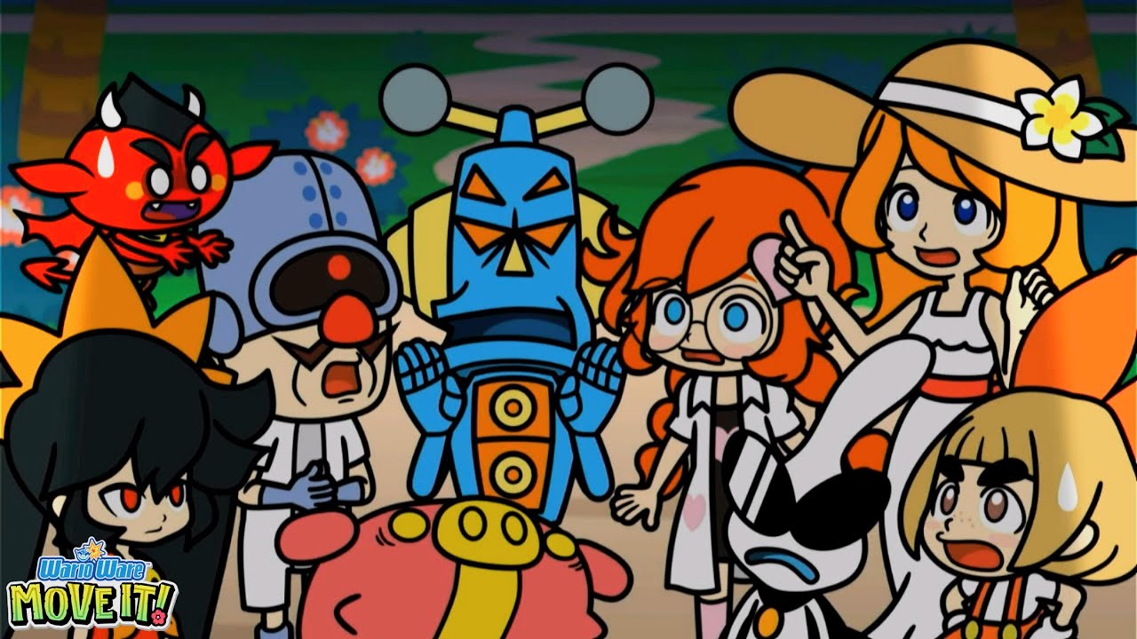 Warioware Move it! - Story Remix 1 - Not-So-Relaxing Rapids - Nintendo Switch