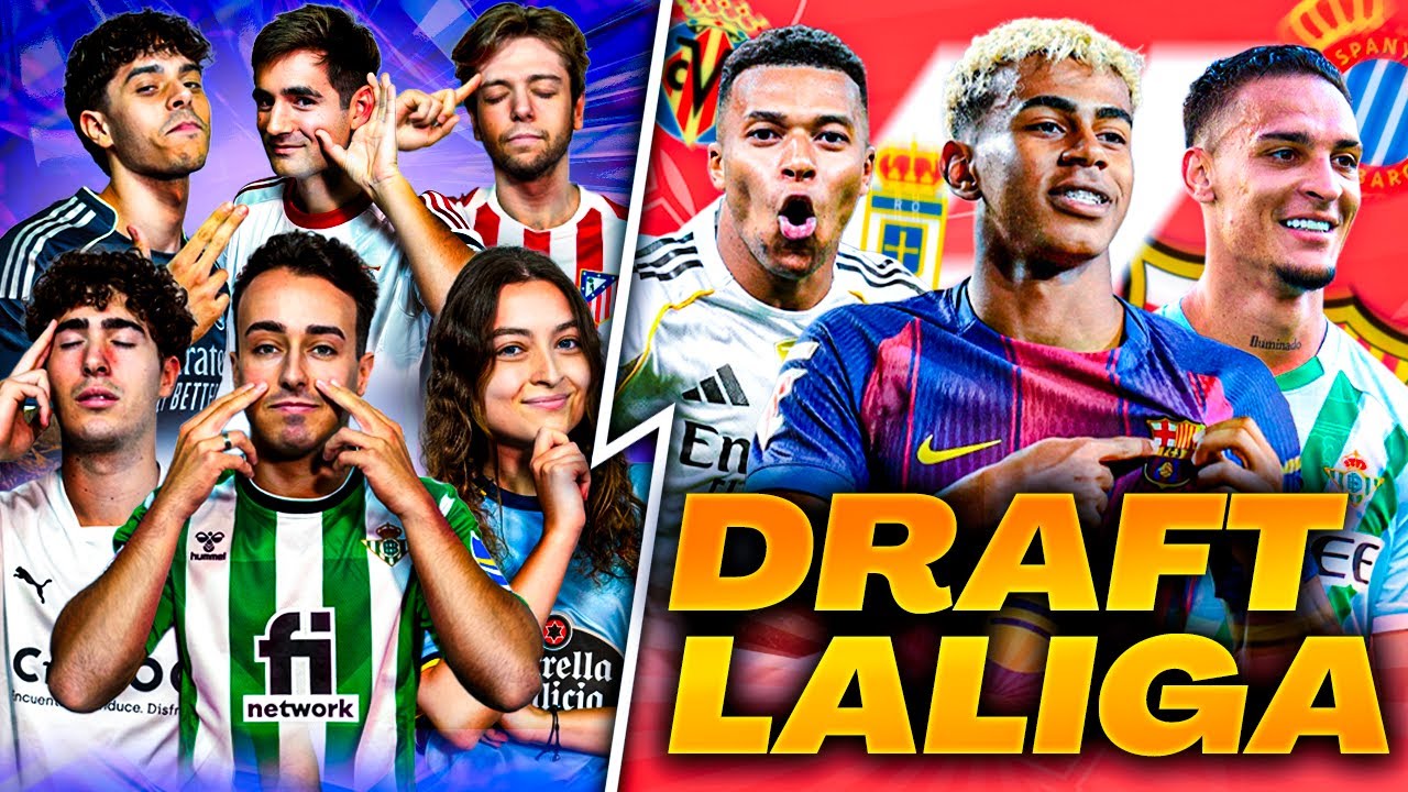 HACEMOS el DRAFT de LALIGA con UN JUGADOR por EQUIPO