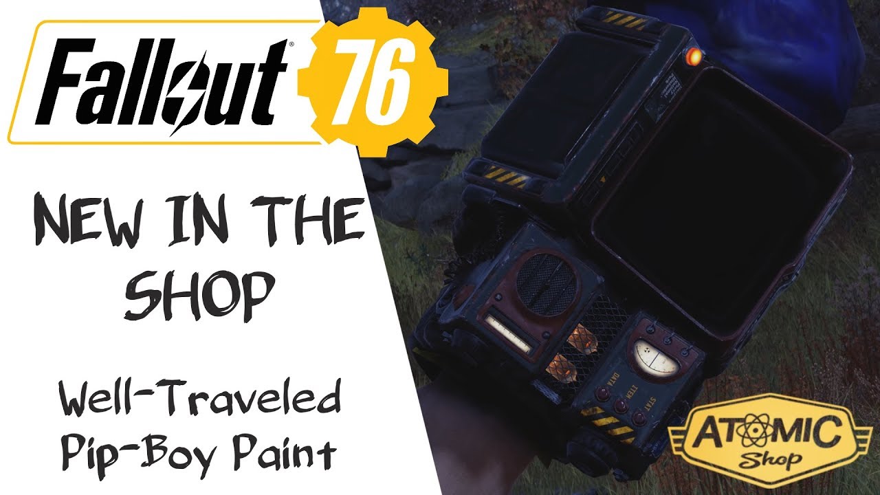 Fallout 76 | Well-Traveled Pip-Boy Paint | New In The Shop