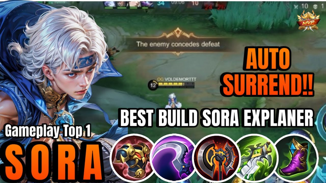SORA TOO POWERFULL, EASY WIN SORA GAMEPLAY - Mobile Legends Bang Bang