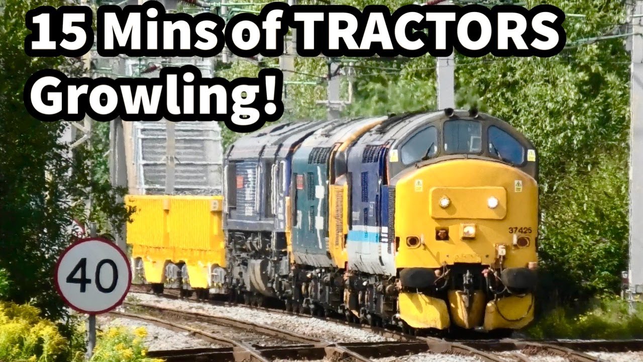 15 Mins of Class 37 'Tractors' GROWLING..!