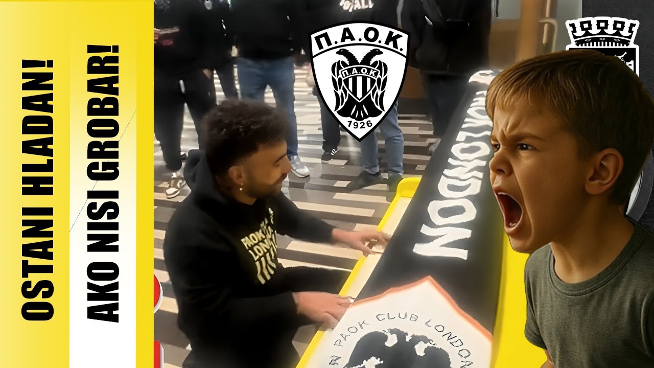 Pesma iz Soluna koja razara emocije! PAOK i Partizan &ndash; Bratstvo koje ne umire! 🇬🇷🖤