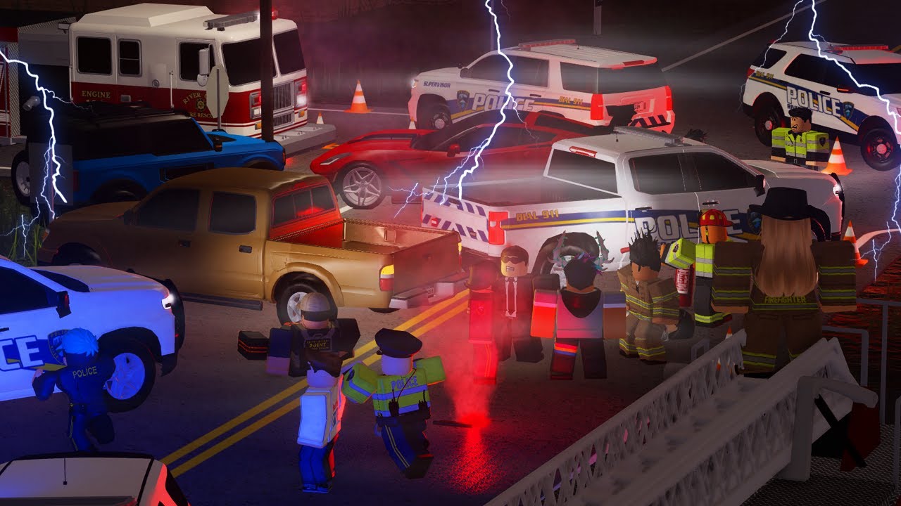 MASSIVE HURRICANE IN RIVER CITY - Roblox ERLC Liberty county