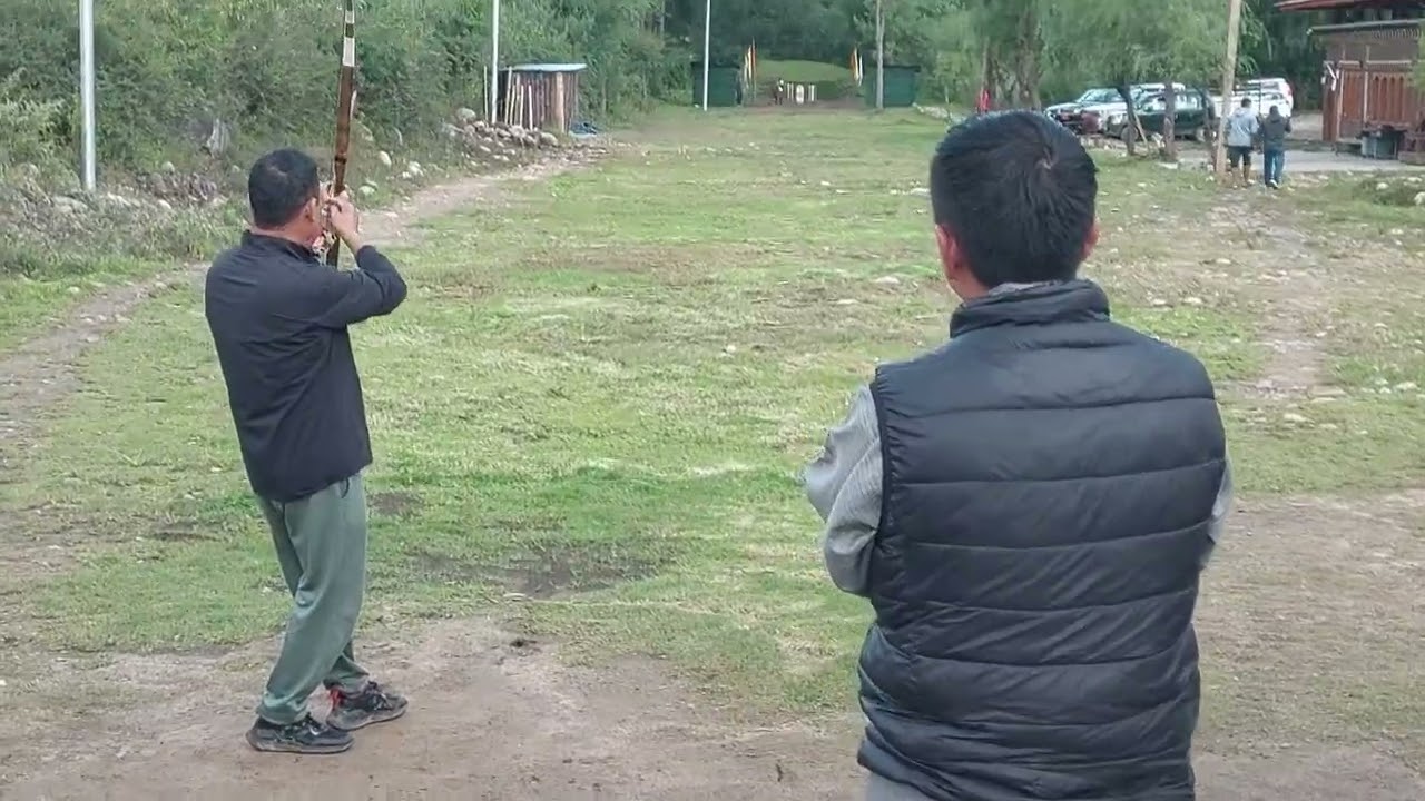 Bhutan national sport -  archery