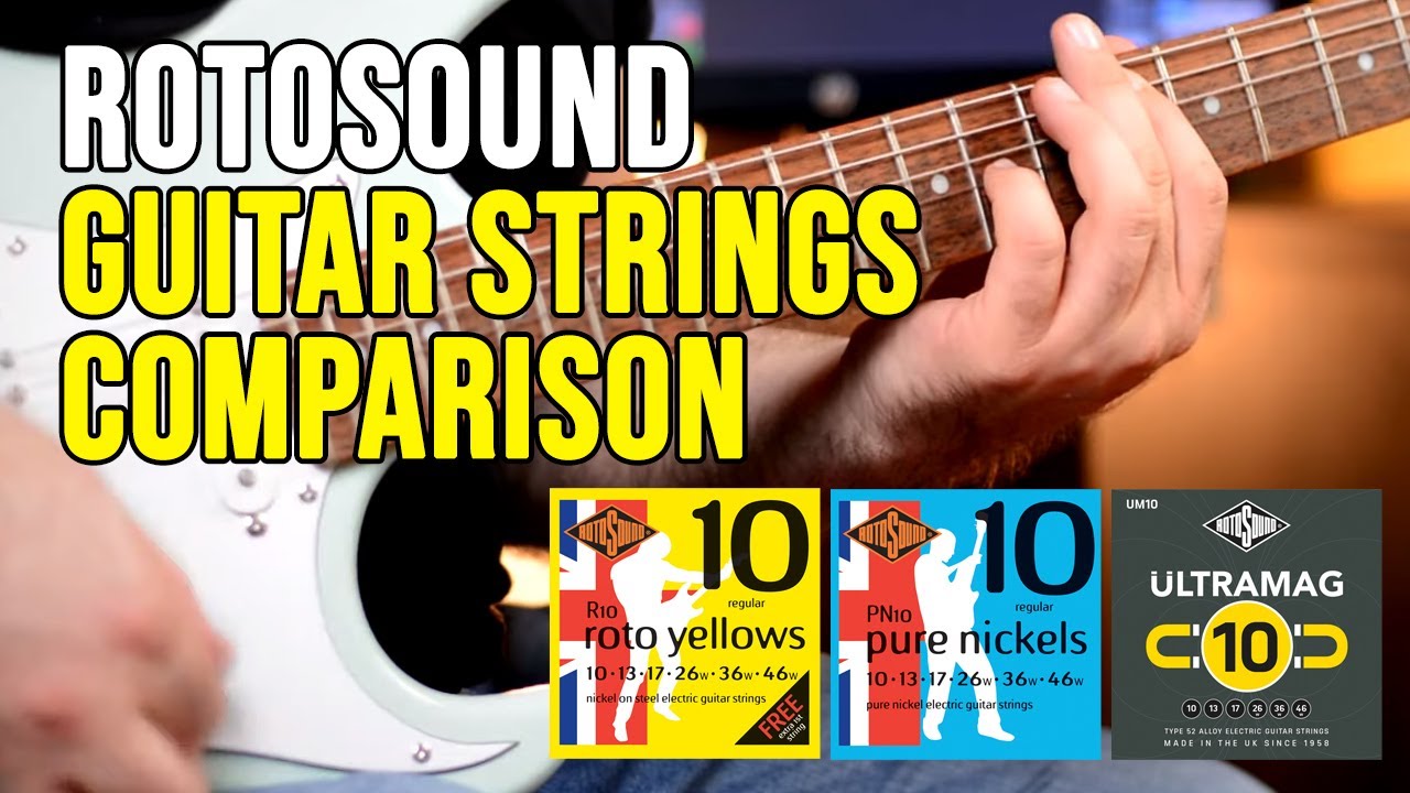 Rotosound Electric Guitar Strings Comparison