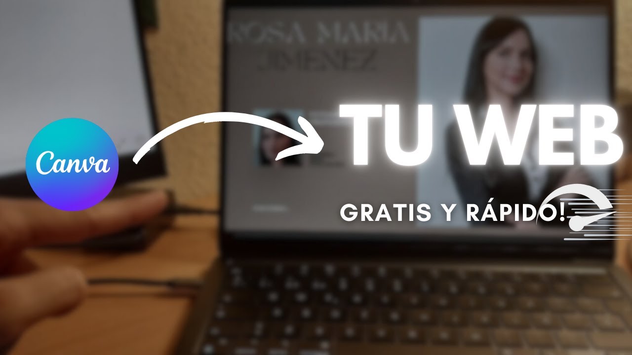 CÓMO CREAR tu PÁGINA WEB en CANVA: RÁPIDO Y GRATIS