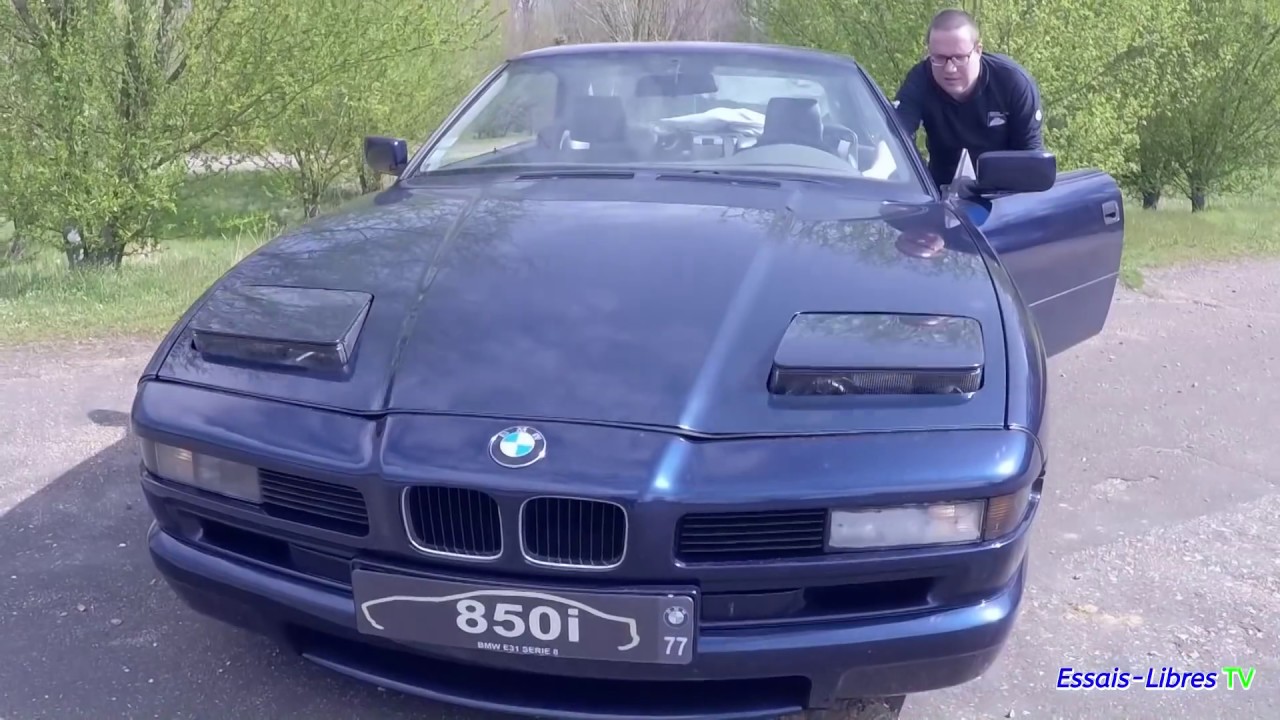 BMW 850i EN AVANCE SUR SON TEMPS ? AVEC SON PROPRIO !