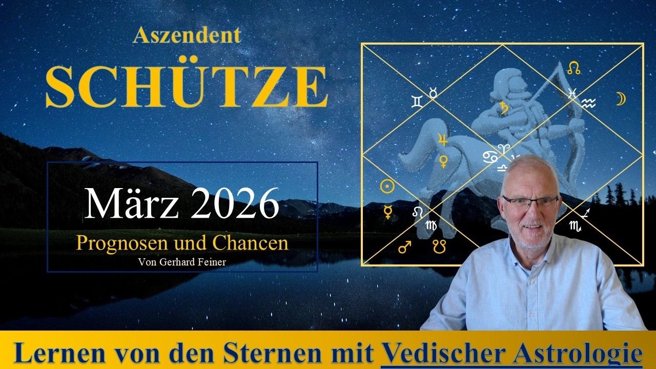 Aszendent Schütze - was wird wichtig im März 2026 gemäß dem Vedischen Monatshoroskop?