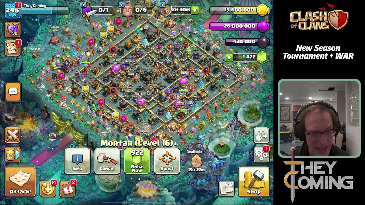 New Season, Tournament Attacks + War in Clash of Clans