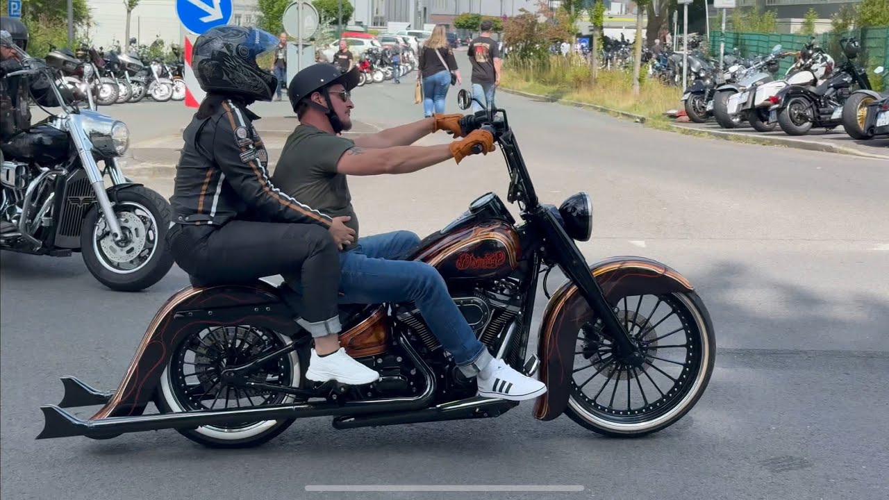 Harley Rider,  Harley Meeting Ruhrpott, Germany 2025 Part 2 in 4 K #harleydavidson #custom #harley 