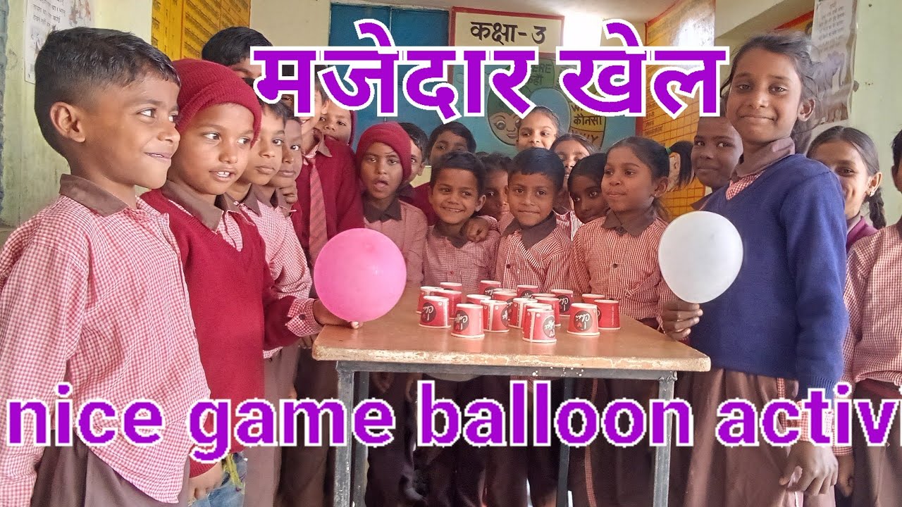 new game with balloon/activity with balloon/मानसिक एवं बौद्धिक विकास खेल/unique activity