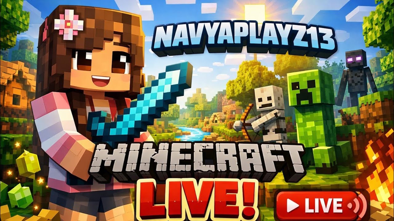 NavyaPlayz13 is live !! Making My First Mega Farm In LilyMc 💥