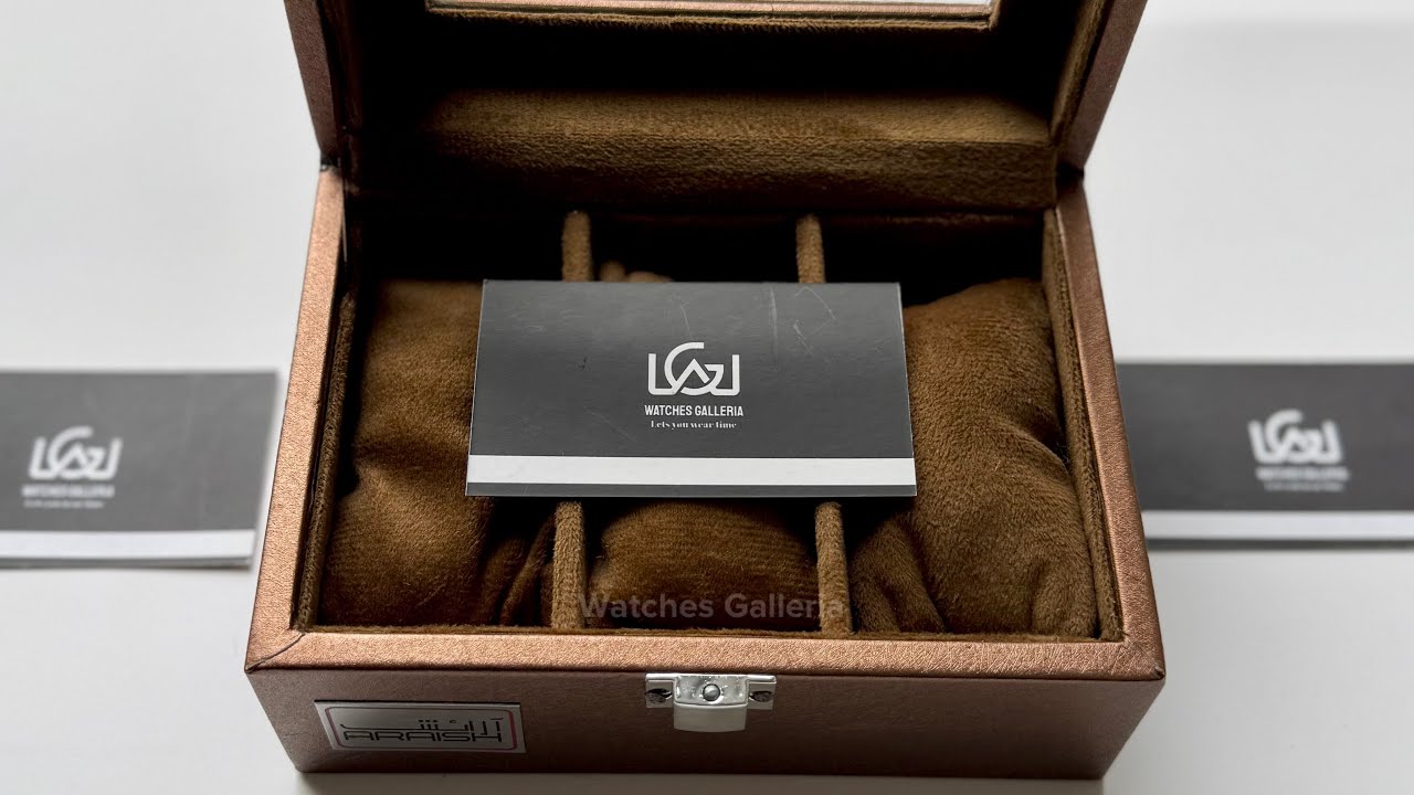 Watch Organizer Box Brown 3 Slots | Storage Box | Watches Box | Wooden Box Leather Box | Watch Box