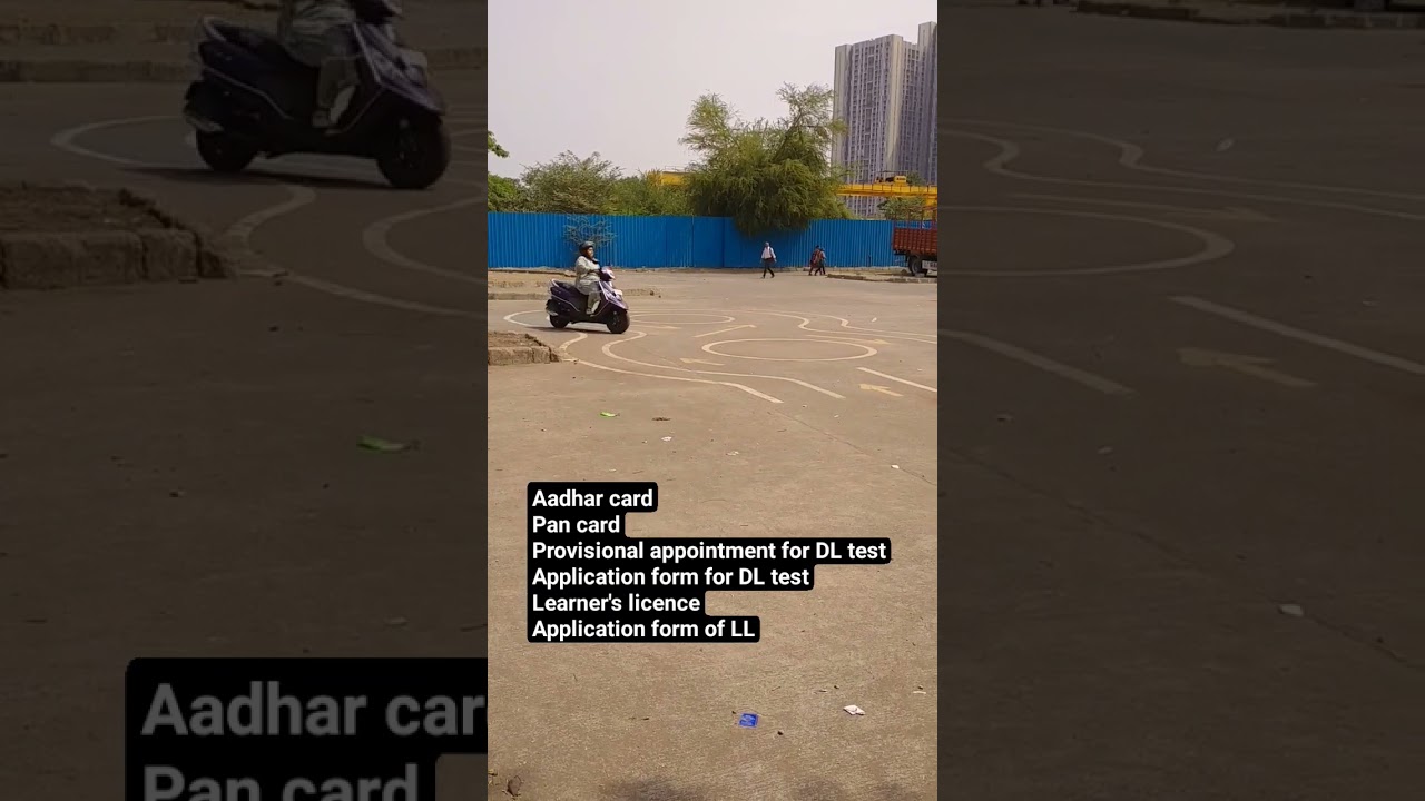 Driving licence ( DL ) test at RTO, Mumbai l Documents required l own vehicle with helmet l