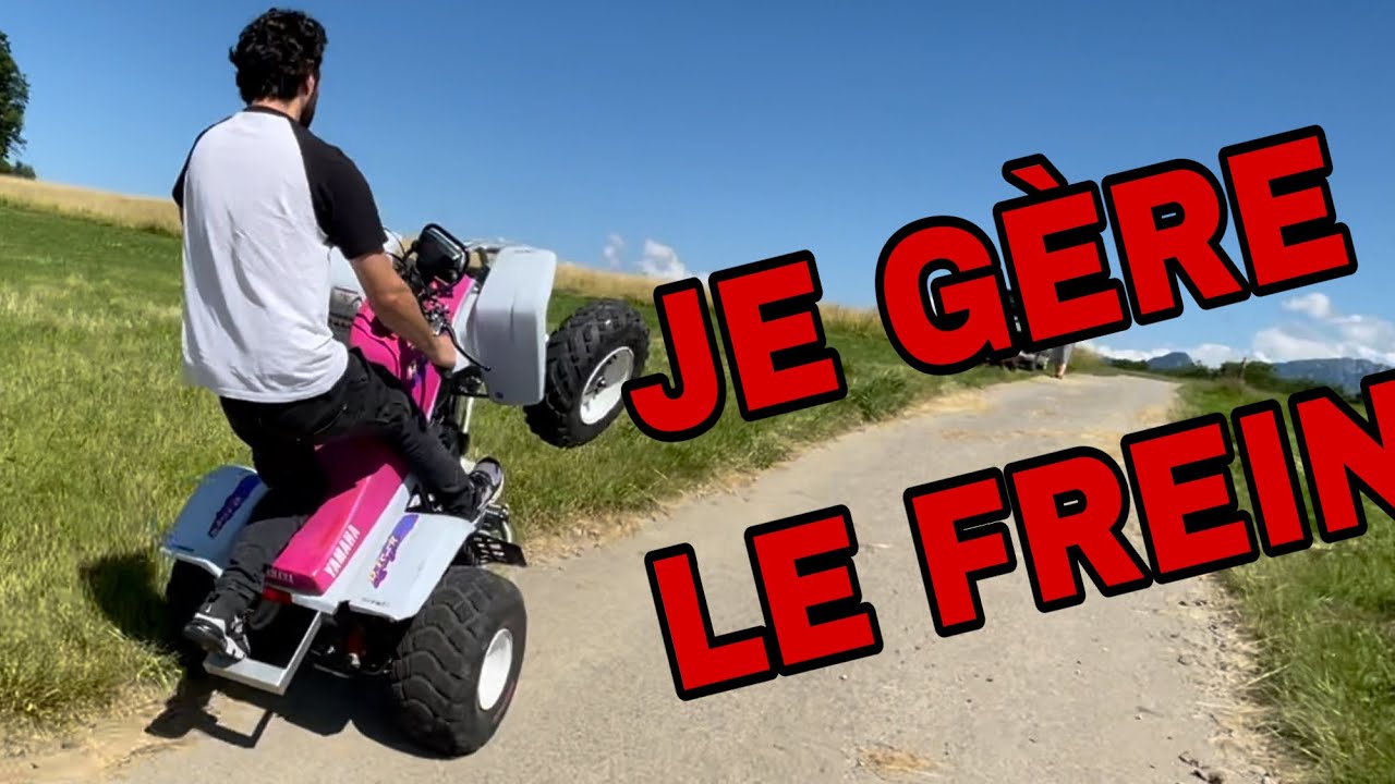 JE FABRIQUE UNE BARRE DE STUNT POUR MON BLASTER - JE GERE ENFIN LE FREIN
