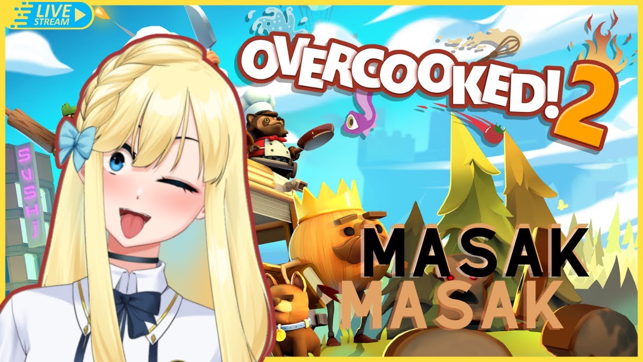 【OVERCOOKED 2】GORENGANNYA CHEFF AWAS ANGUS #overcooked2 #cookingvideo