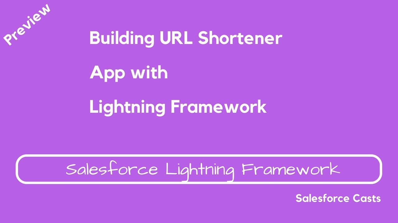 Building URL Shortener App with Lightning Framework | Preview