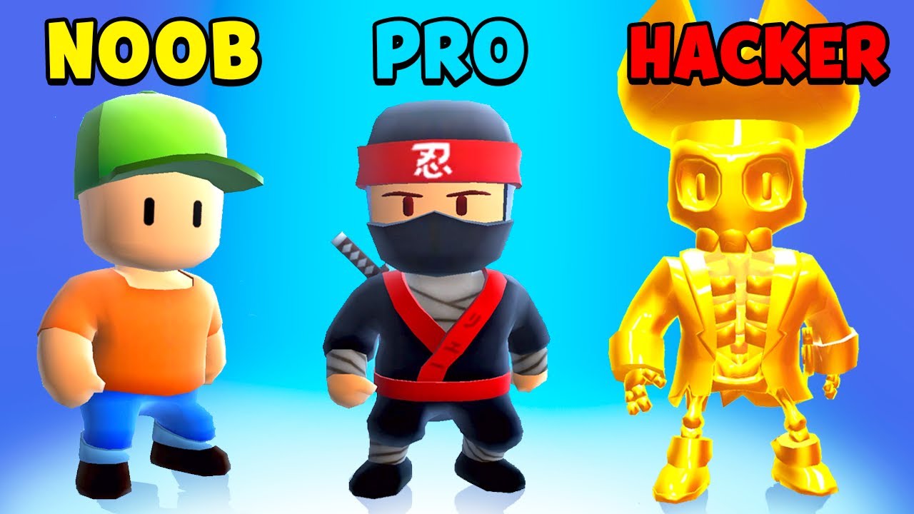 NOOB vs PRO vs HACKER - Stumble Guys