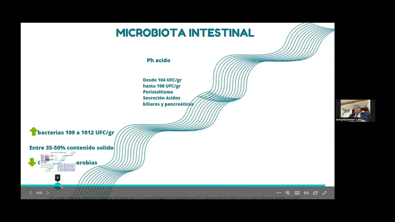 Microbiota Intestinal, Salud y Enfermedad. Dr. Robin  Tarazona