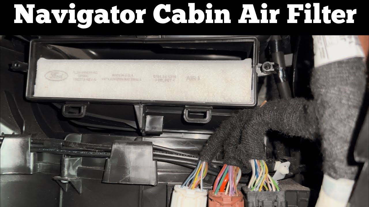2018 - 2021 Lincoln Navigator Cabin Air Filter - How To Change Remove Replace A/C AC Filter Location