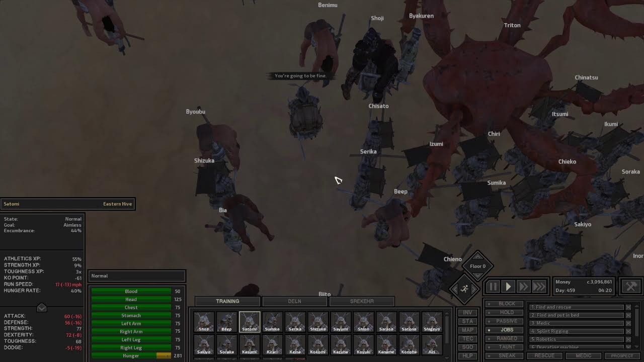 Shoji thrashes on his journey.