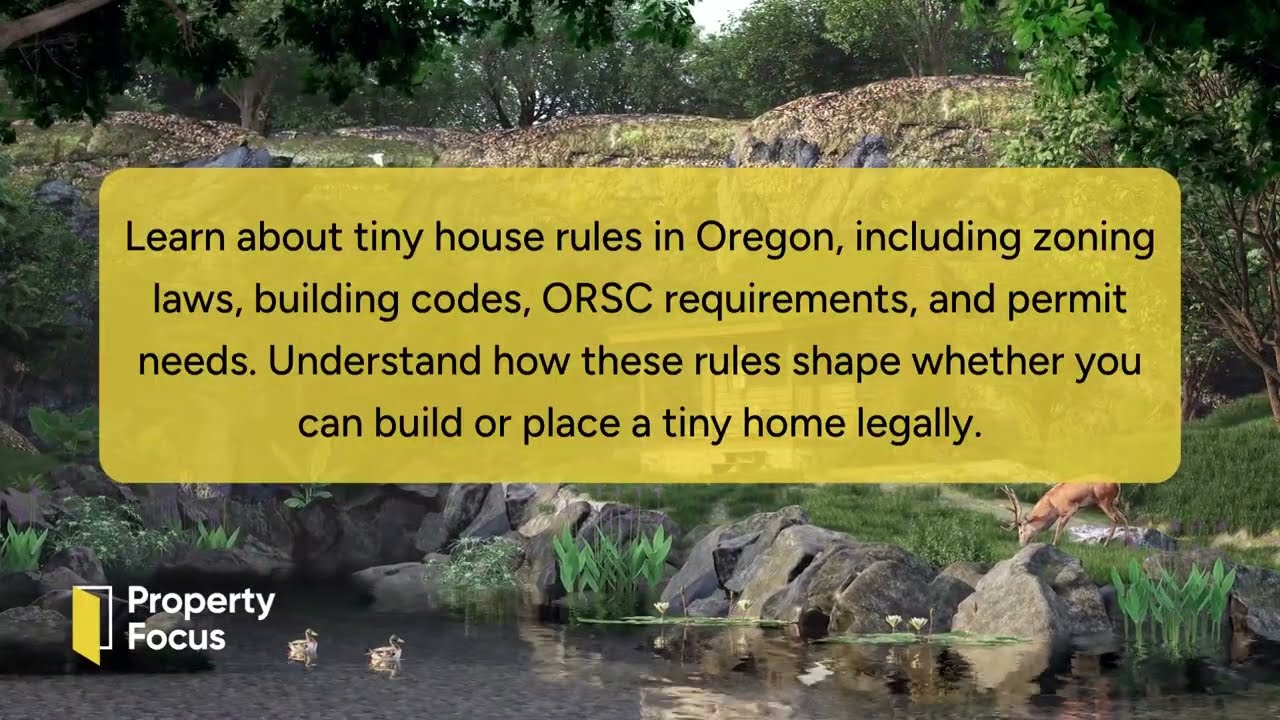 Building a Tiny House in Oregon Zoning, Codes & Restrictions
