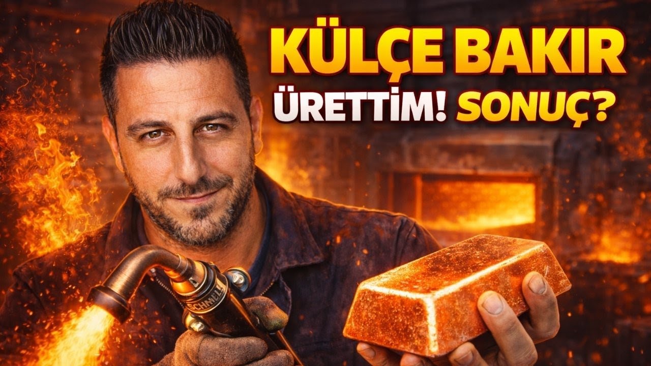 Hurda Bakırdan Külçe Bakır Ürettim!