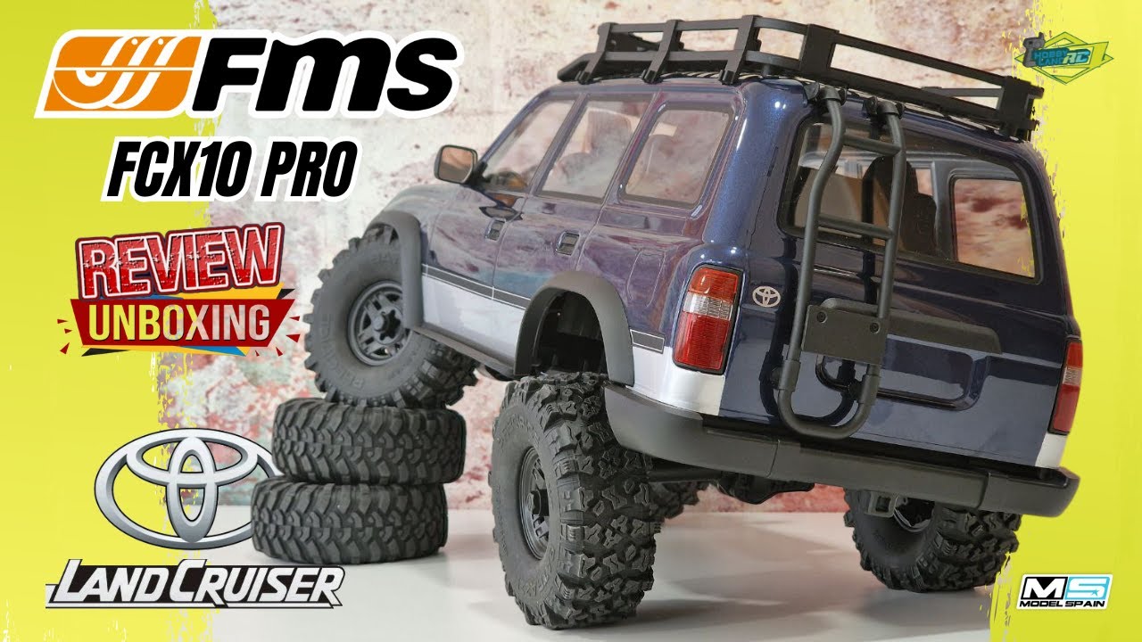 🔰Unboxing & Review🔰⚡FMS Toyota Land Cruiser LC80 PRO⚡💥Crawler rc 1/10💥