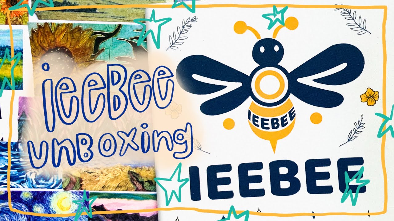 Распаковка Ieebee! Декоративные ленты, бумага и наклейки!