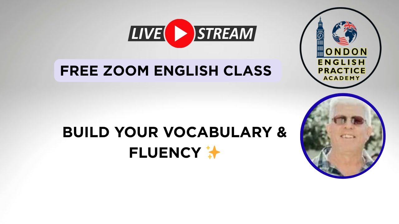 English made easy💬 | Free Zoom  Class with Native Speaker |