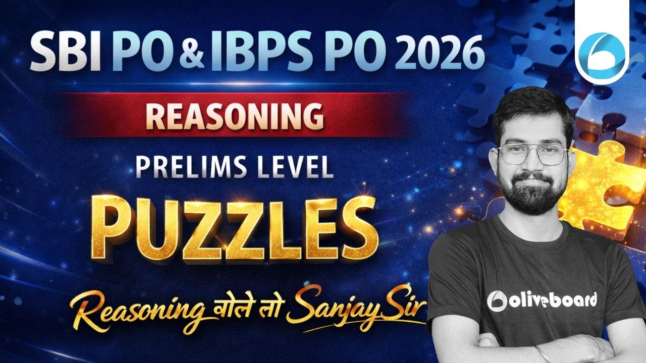 SBI PO & IBPS PO Prelims Reasoning Puzzle 2026 | Banking Exam Reasoning Questions | Sanjay Sir