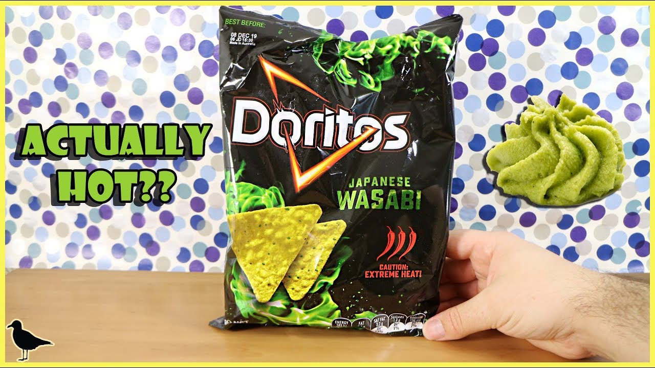 Japanese Wasabi Flavoured Doritos! Food Tasting Review | Birdew Reviews
