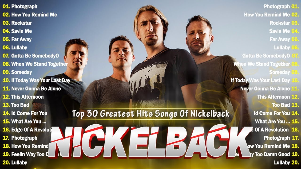 Nickelback Greatest Hits Full Album 💥 Best Rock Songs Playlist Ever 💥The Best Nickelback Songs 2024