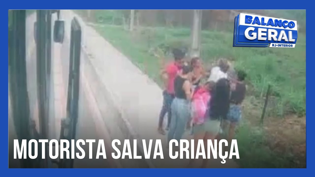 Ato Heroico: motorista de ônibus salva criança engasgada em Saquarema (RJ)