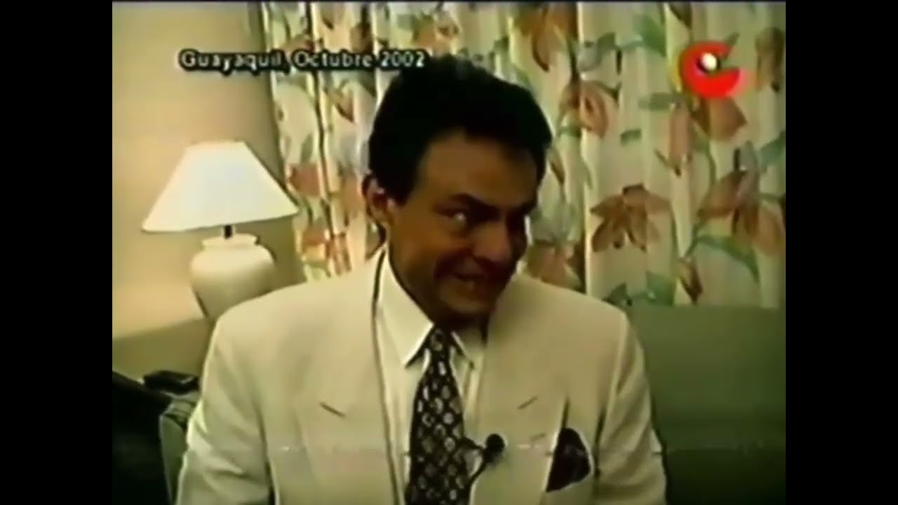 Jose Jose entrevista en Guayaquil Ecuador 2002.