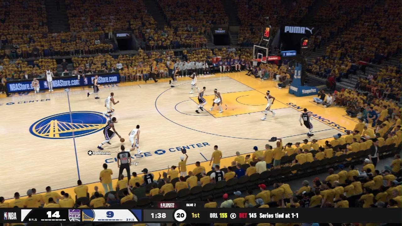 NBA 2K26_round 1 kings vs WARRIORS game 2