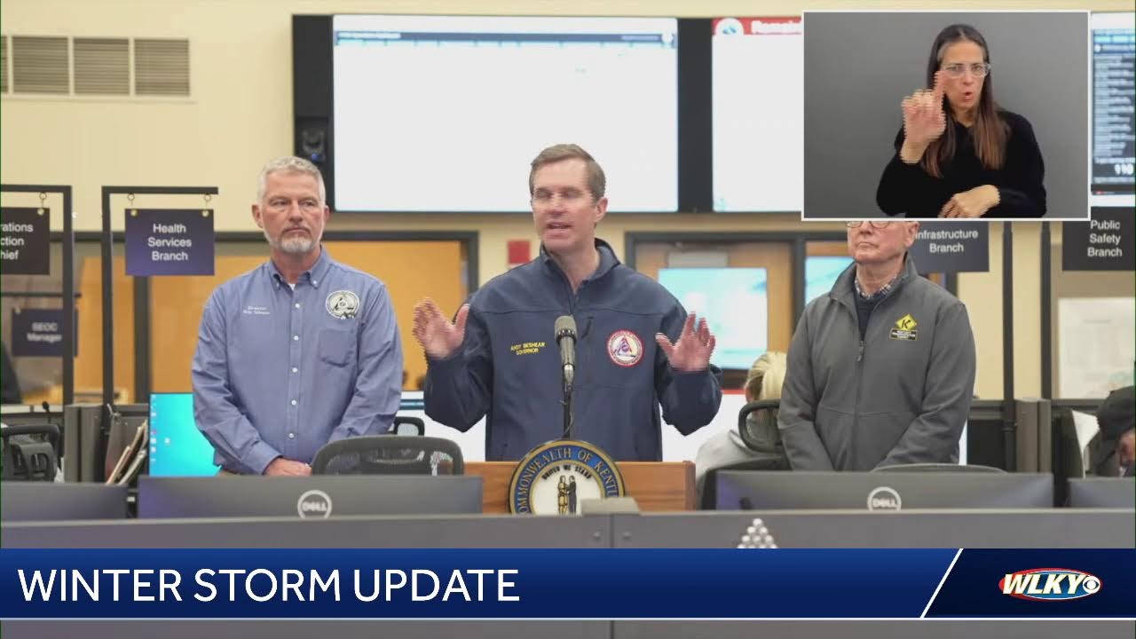 LIVE |Gov. Beshear snowstorm update