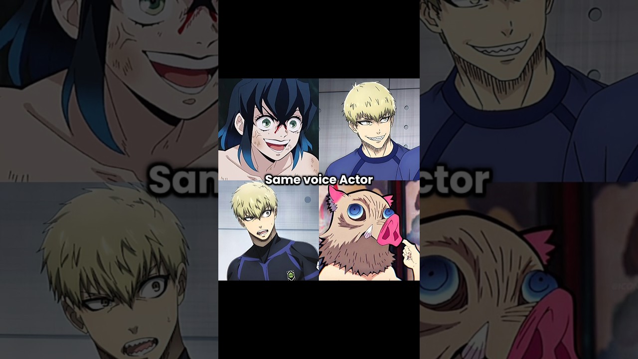 Same voice actor ✨🥀 #demonslayer #tanjiro #nezuko #kny #jjk #naruto #rengoku #fyp #foryou