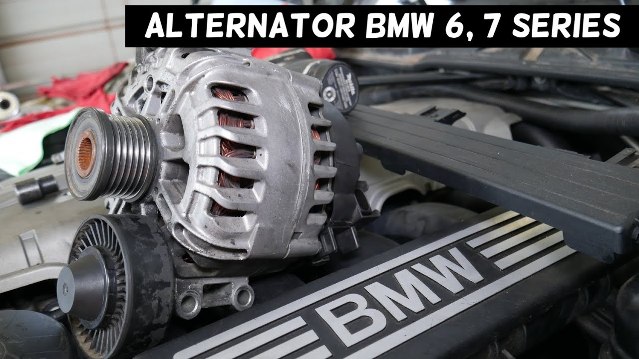 HOW TO REPLACE ALTERNATOR ON BMW E63 E64 E65 E66