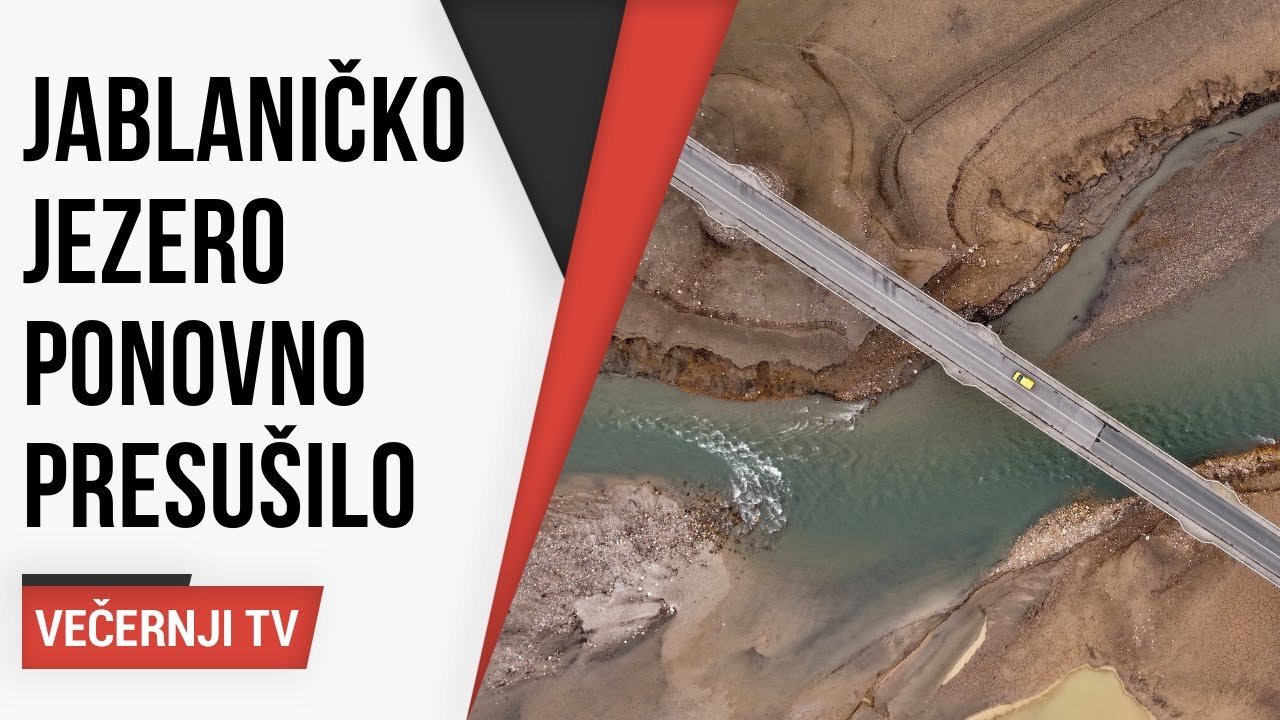 Jablaničko jezero ponovno presušilo: Zabrinjavajući prizori ogoljenih jezerskih udubina