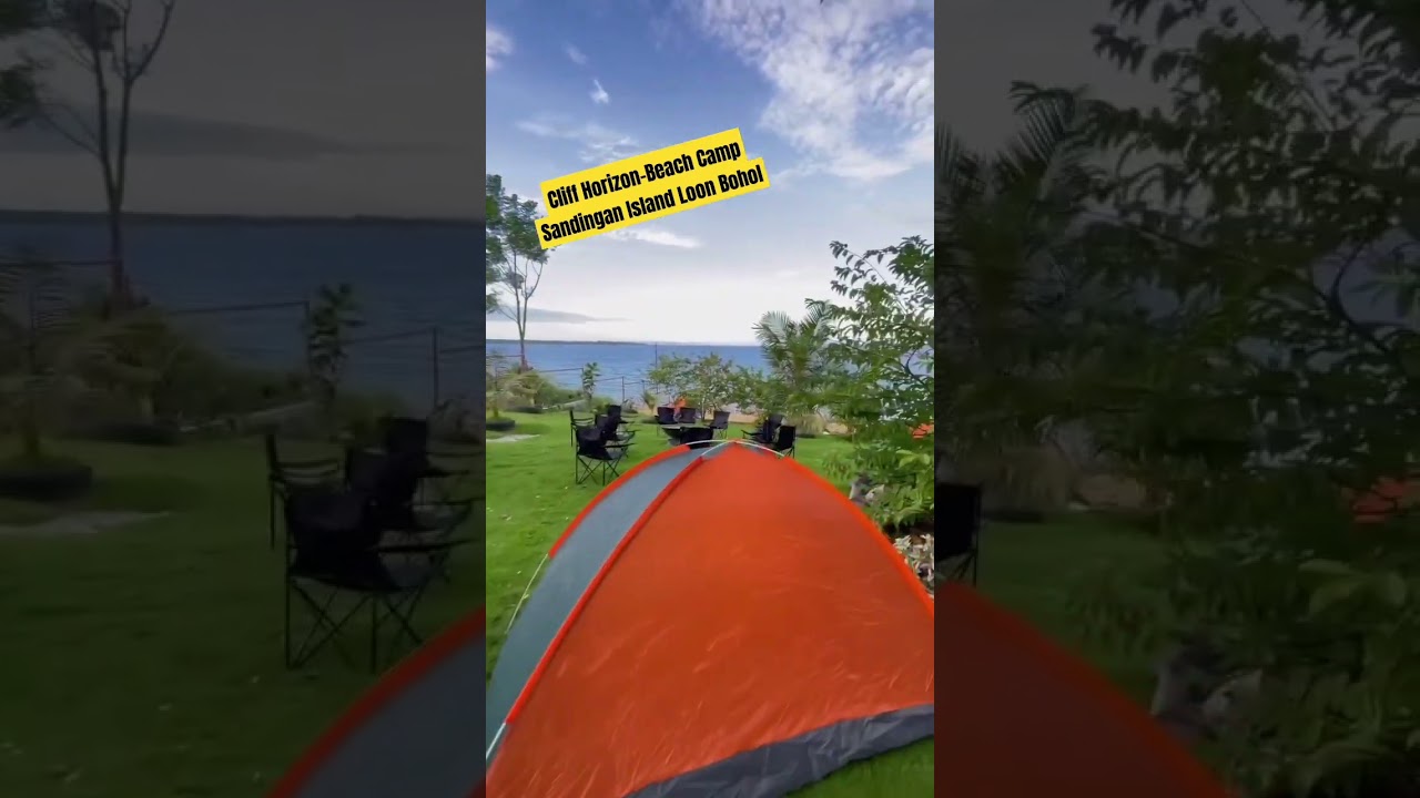 Cliff Harizon Beach Camp Sandingan Island Loon Bohol /