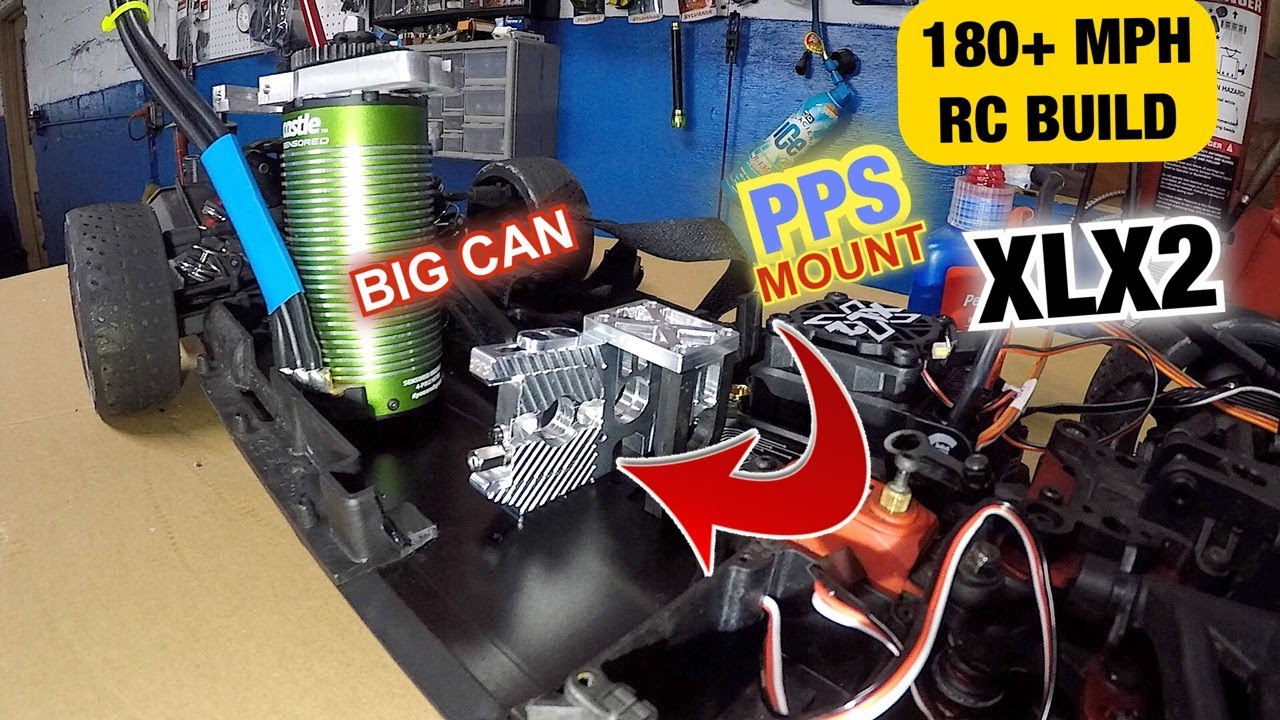 Building 180+ MPH RC converting Arrma Infraction V2 to GT with PPS motor mount XLX2 BIG can motor
