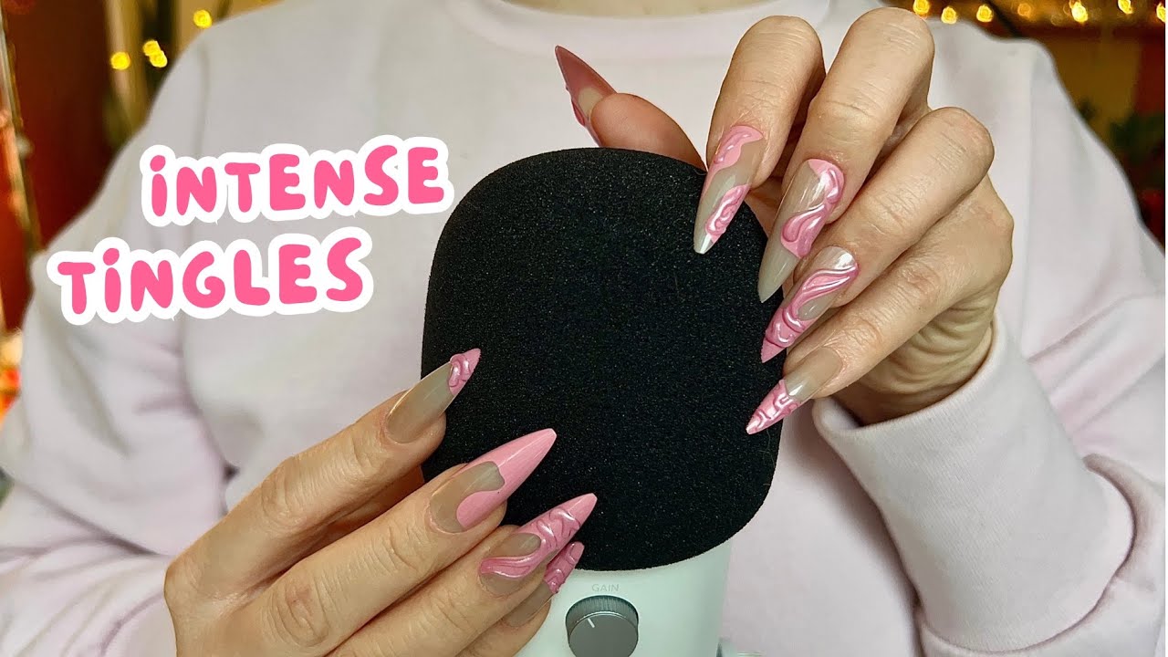 Fast & Aggressive ASMR Foam Mic Scratching for INTENSE TINGLES (No Talking)