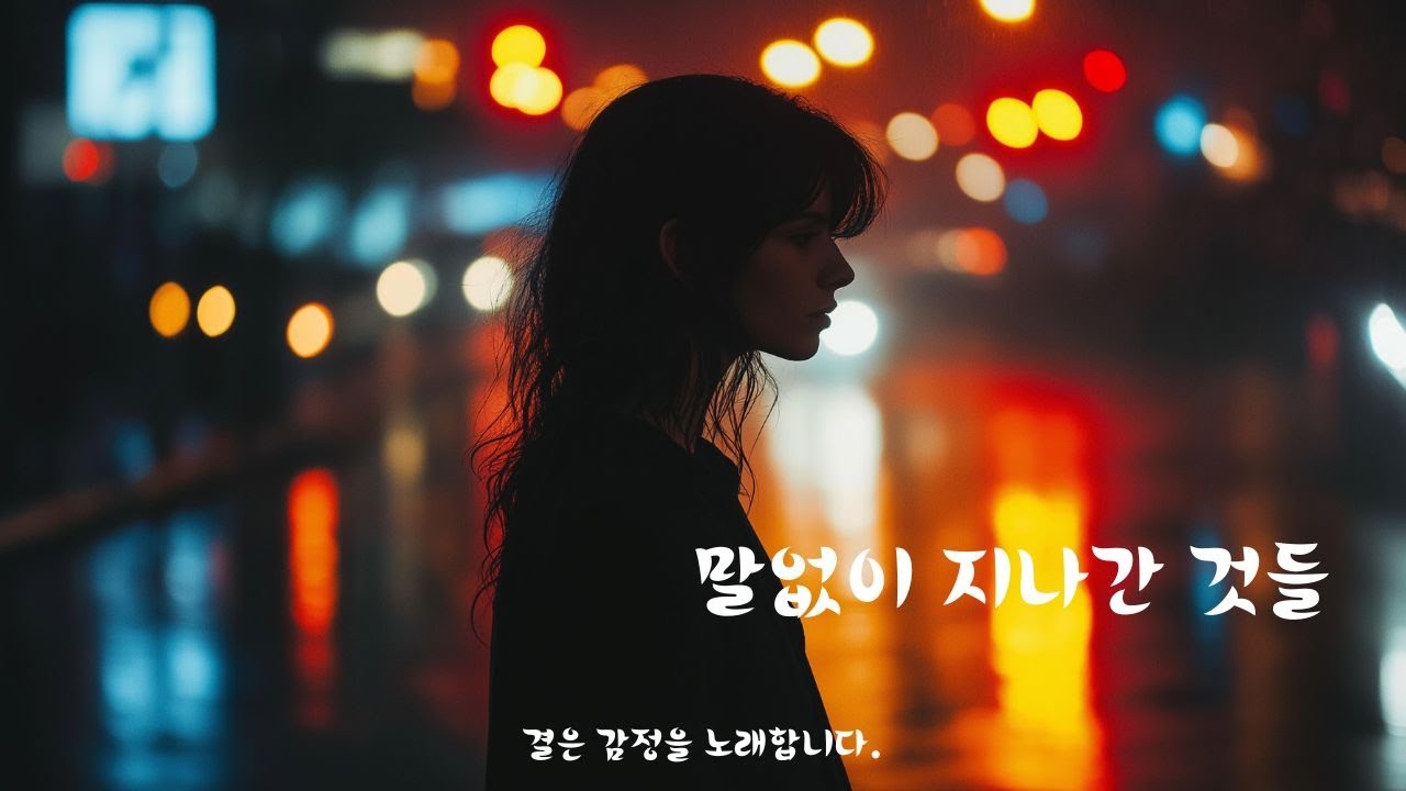 이별 후 아직 보내지 못한 사랑과 그리움, 외로움과 처절한 애절함을 담은 노래 💔 Unfinished Love, Longing and Lonely Pain After Breakup