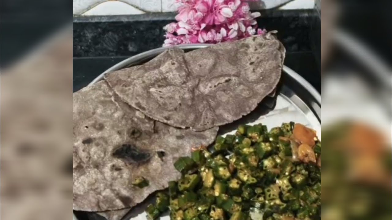 How to make ragi rotti and bendekayi palya in kannada #ragirotti #rotti #bendekaipalya #ragi #food 