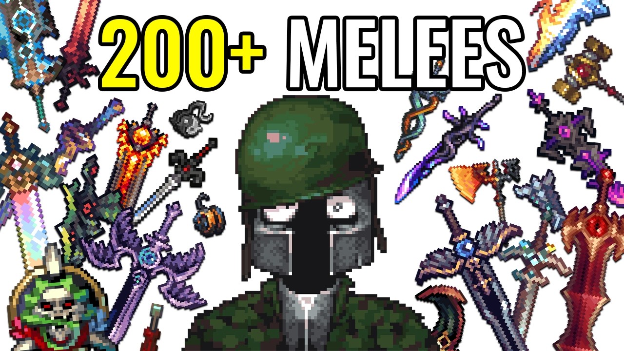 Ranking ALL 200 Calamity Melee Weapons from Worst to Best