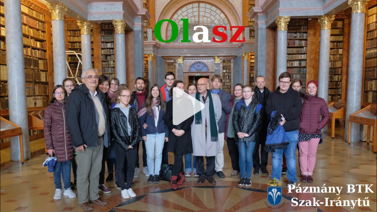 Pázmány BTK Szak-Iránytű - Olasz szakirány